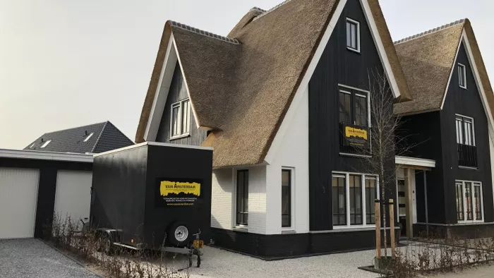 Start afwerking Villa Blaricummermeent